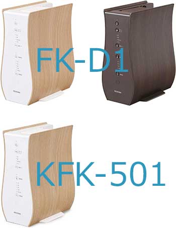 FK-D1とKFK-501のカラーバリエーション
