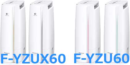 F-YZUX60とF-YZU60の本体カラー