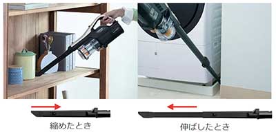 PV-BL30Kの伸縮すき間用吸口