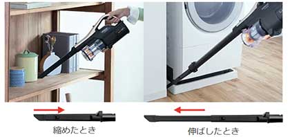 PV-BL50Lの伸縮すき間用吸口