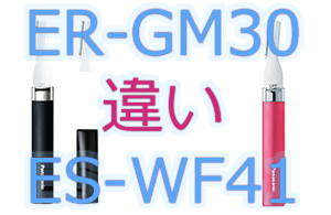 ER-GM30とES-WF41の違い