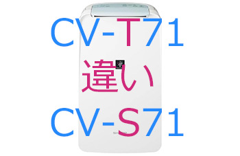 CV-T71とCV-S71の違い