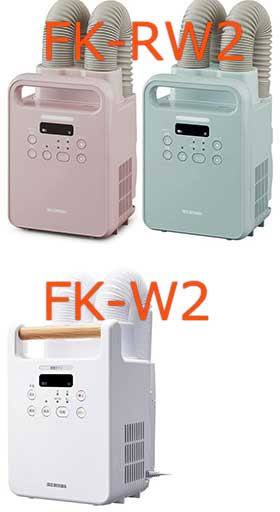 FK-RWとFK-W2の本体カラー