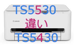 TS5530とTS5430の違い